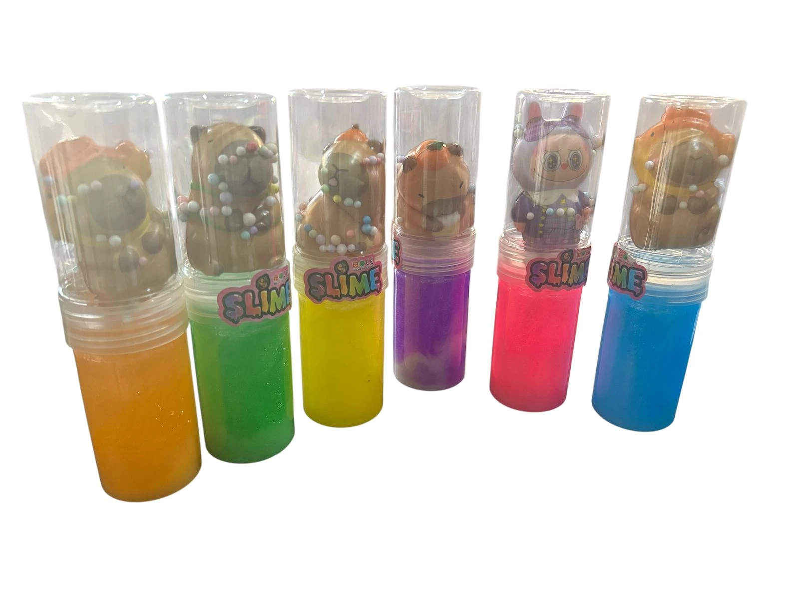 سلايم ملوّن + سكويشي كيوت