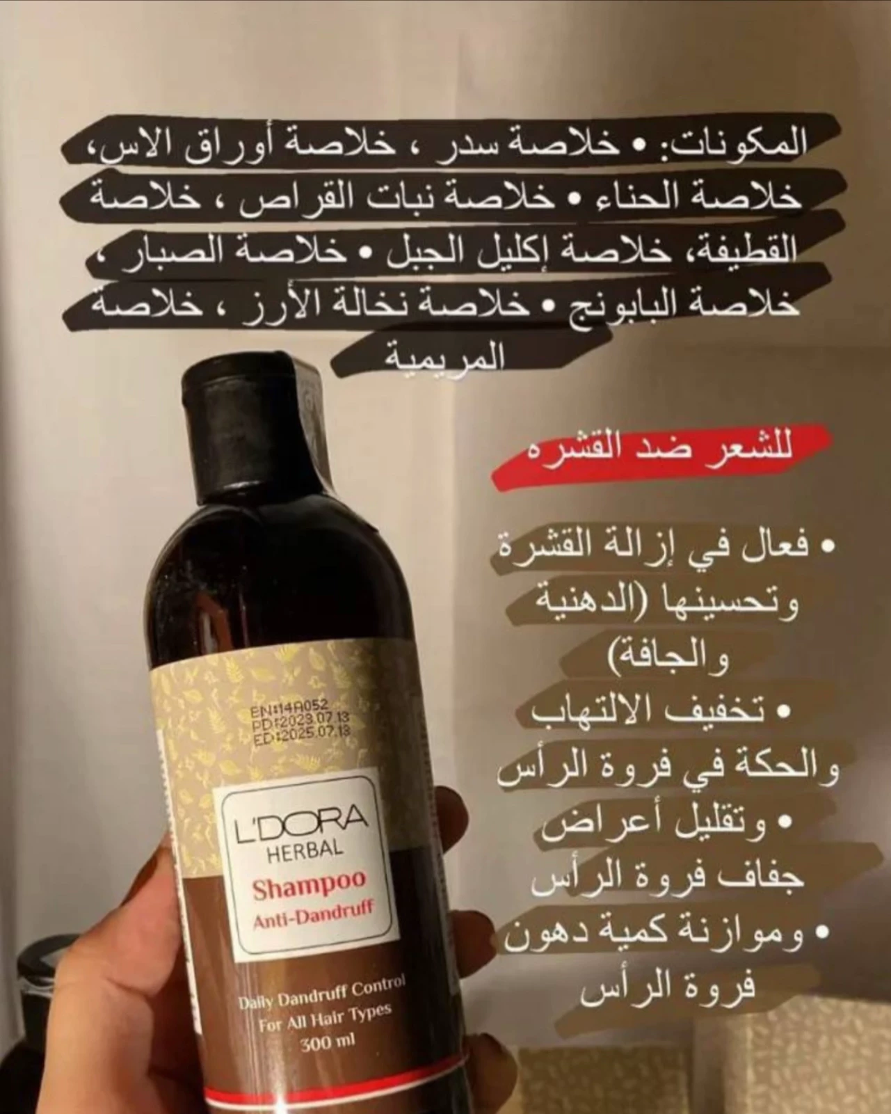 شامبو ضد القشرة