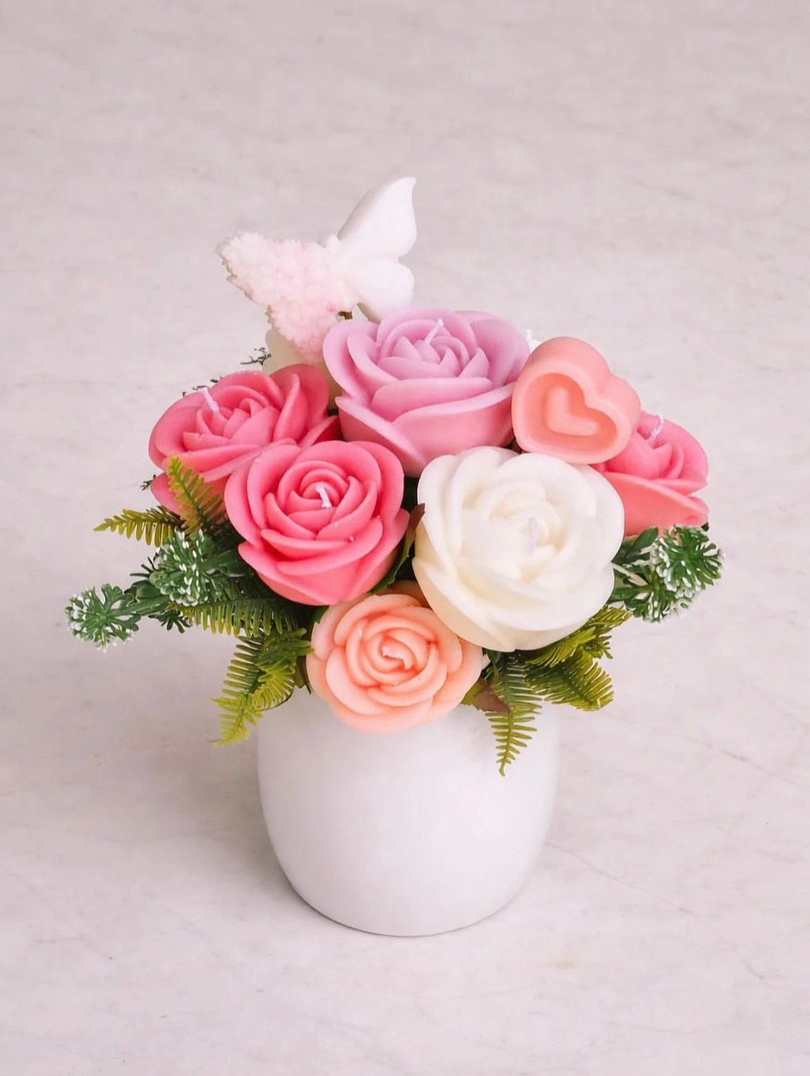 Rose candles