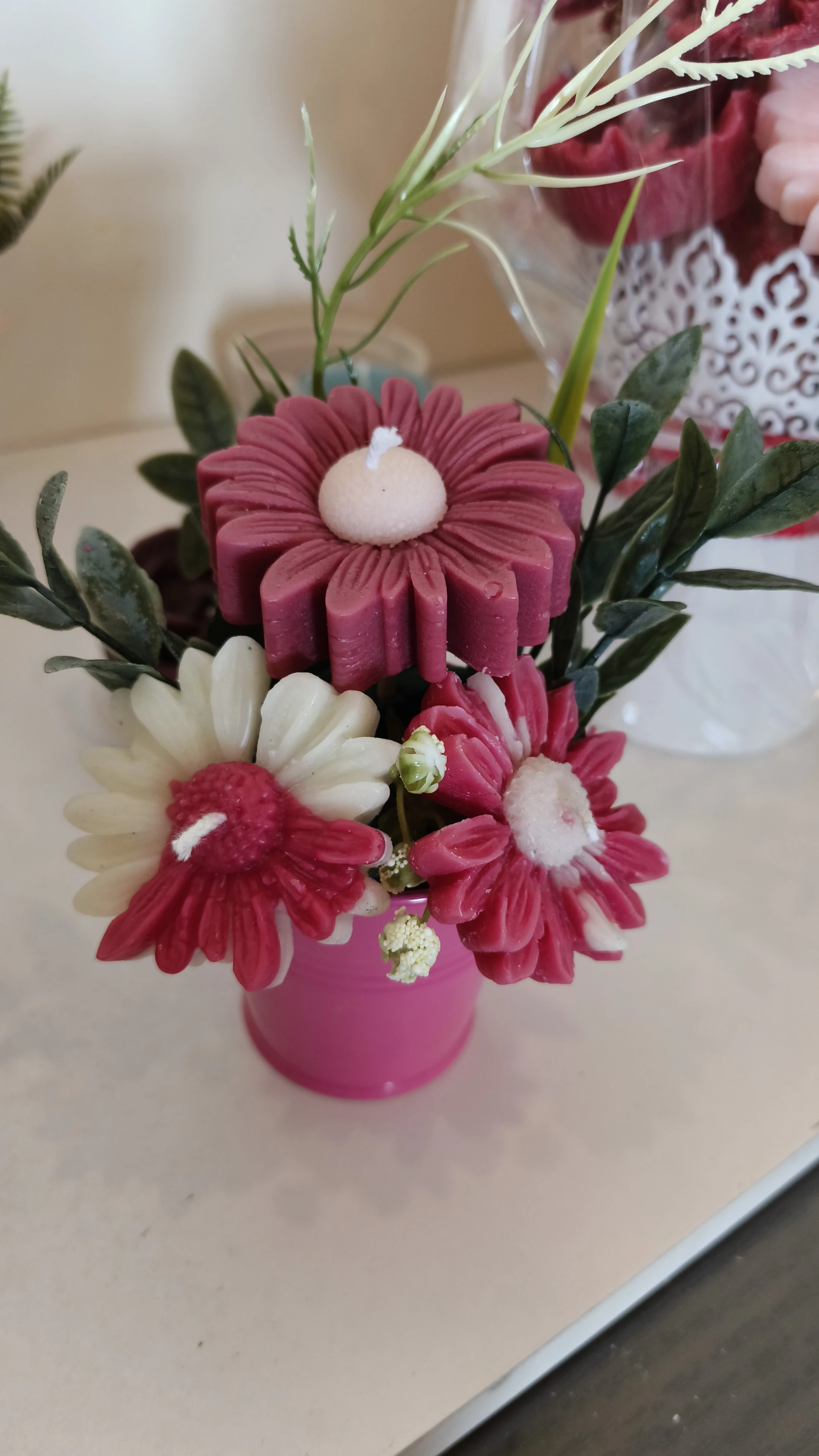 Rose candles