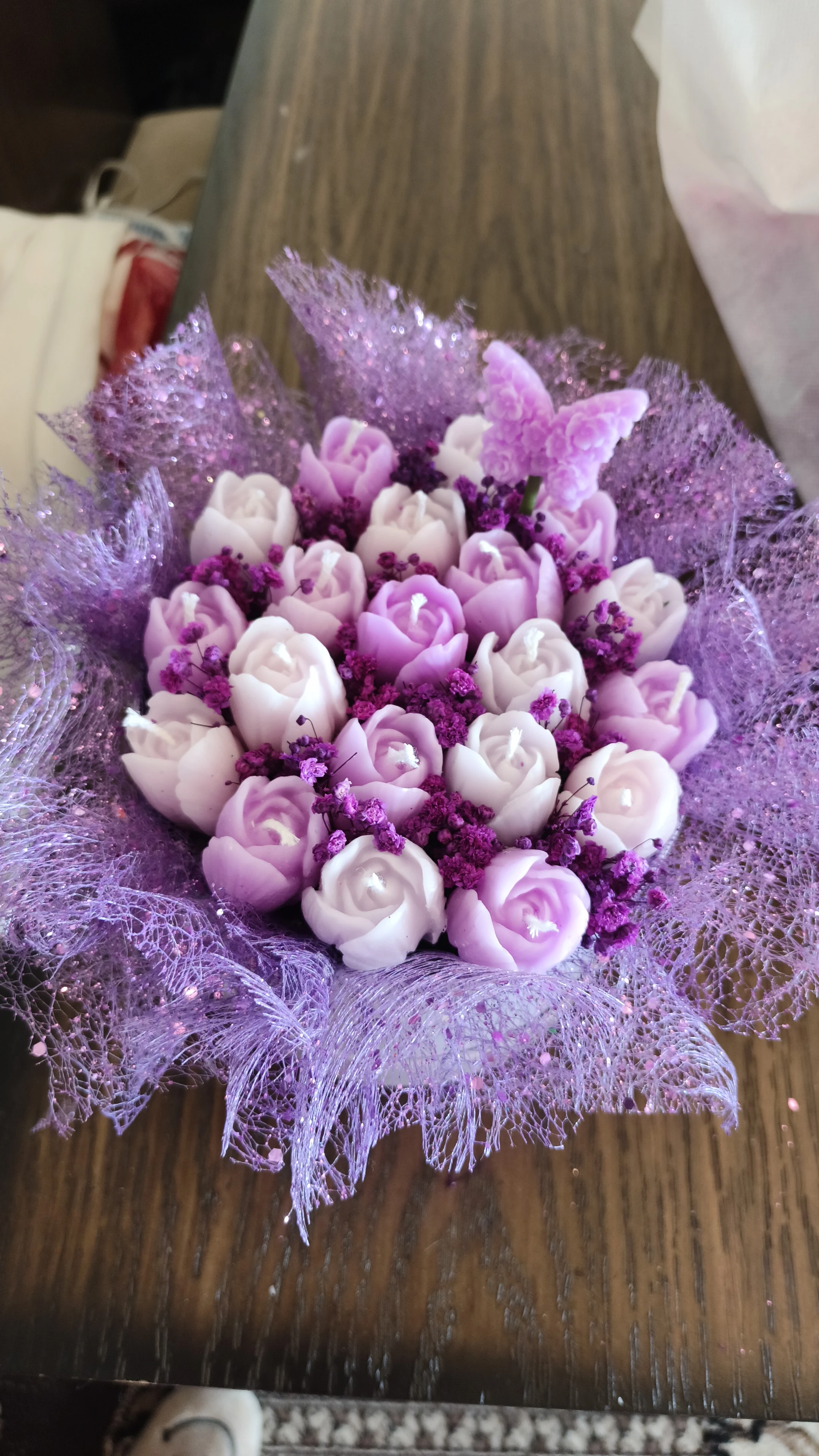 Rose' candles