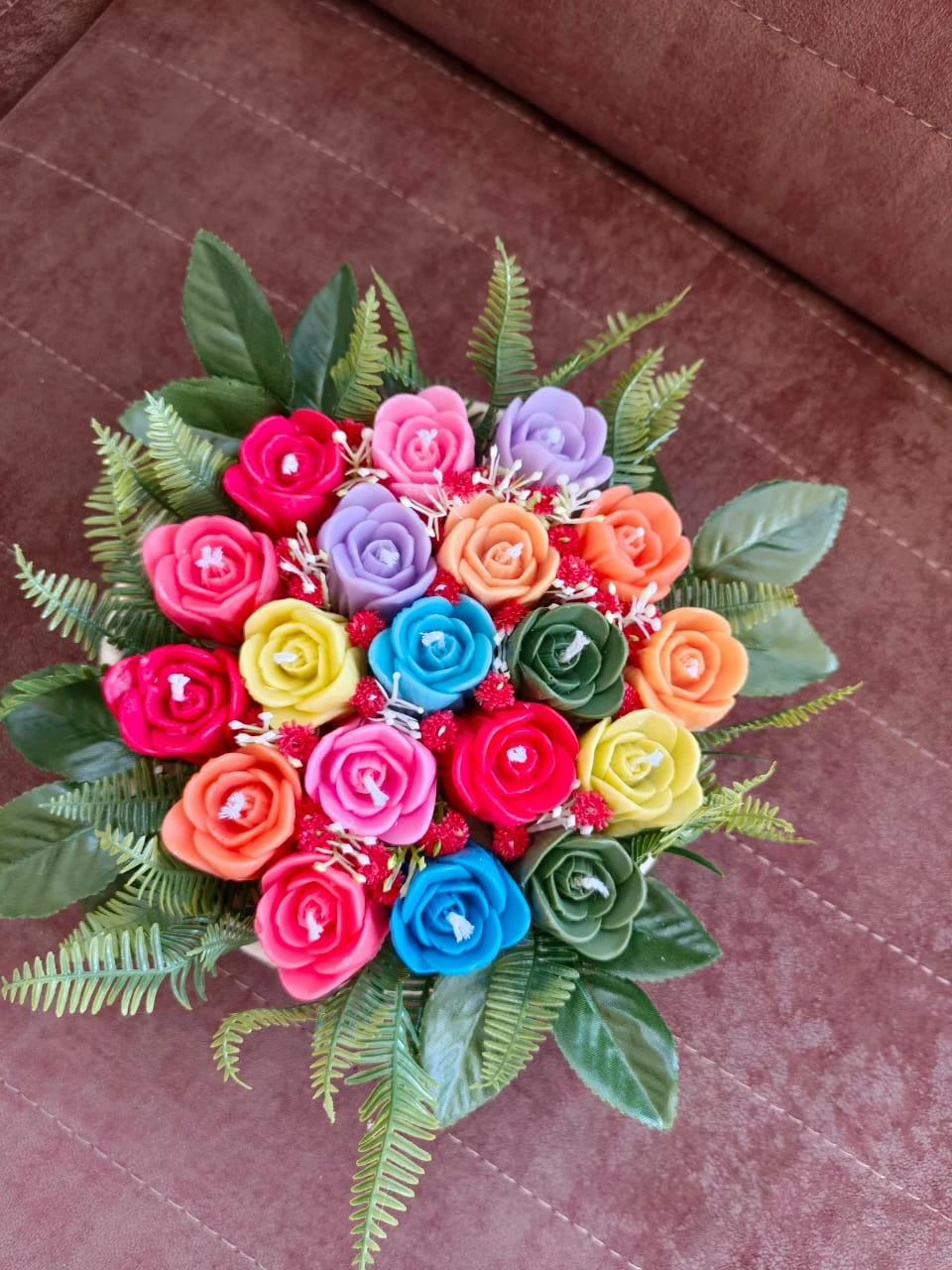 Rose candles