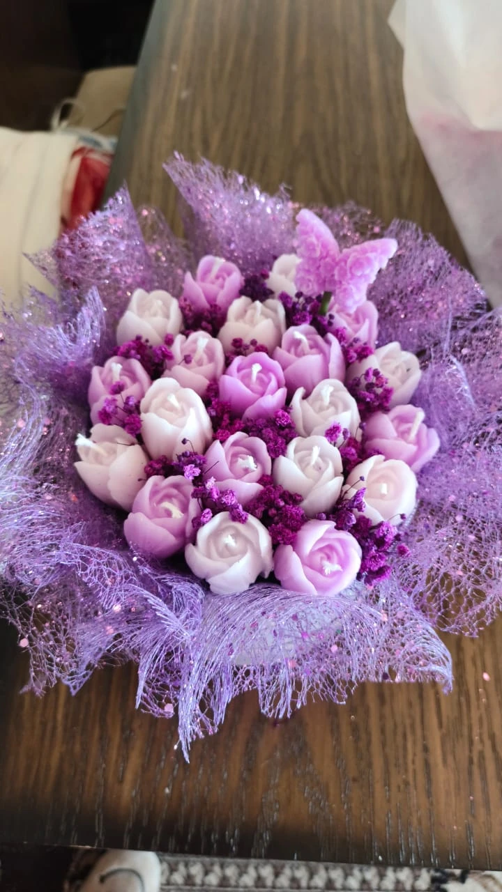 Rose candles